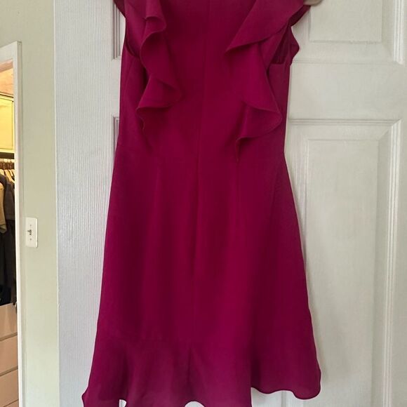 BCBGMaxAzria Fuchsia High Low Dress - Picture 2 of 4